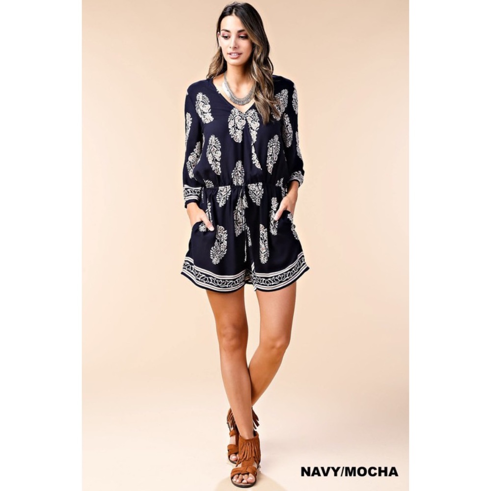 Border printer romper